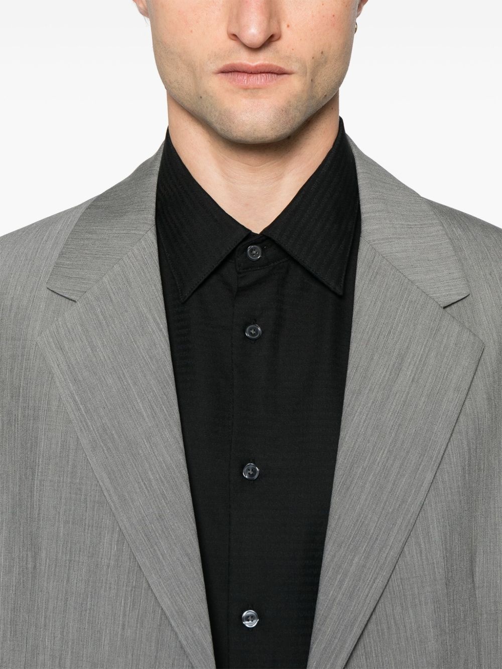 logo-jacquard shir - 5