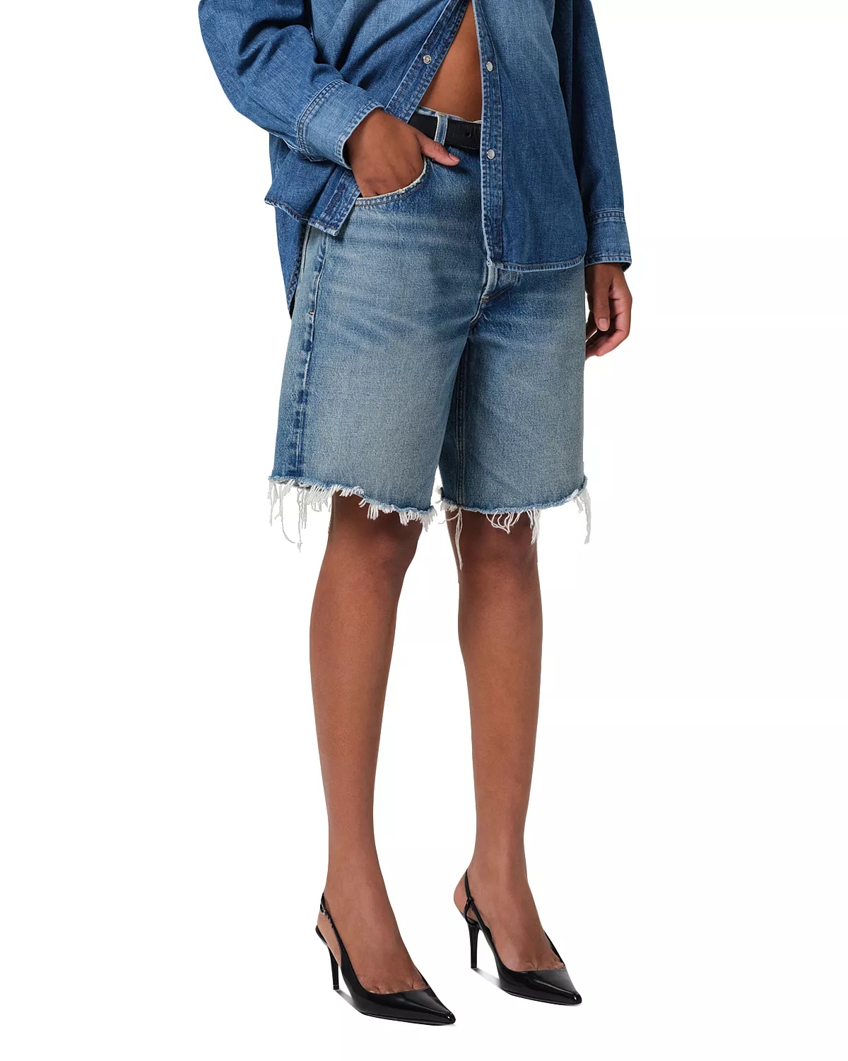 Ayla Denim Shorts - 5