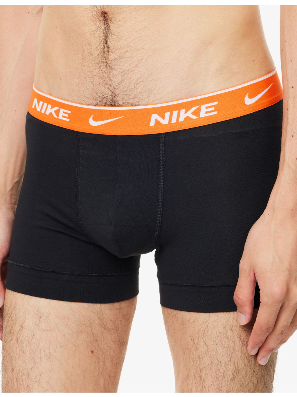 Everyday Logo-Waistband Pack of Three Cotton-Jersey Trunks - 4