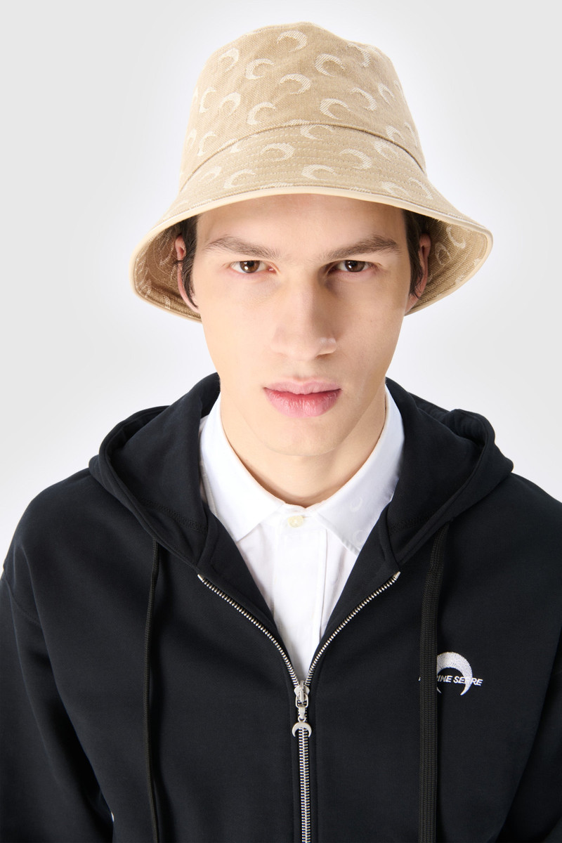 Marine Serre Moon Jacquard Twill Bucket Hat outlook