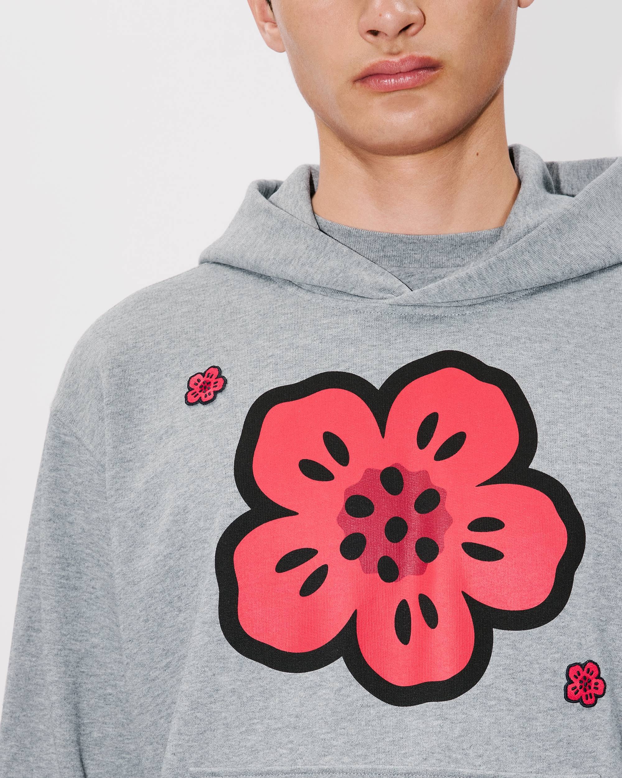 'Boke Flower' embroidered hoodie - 6