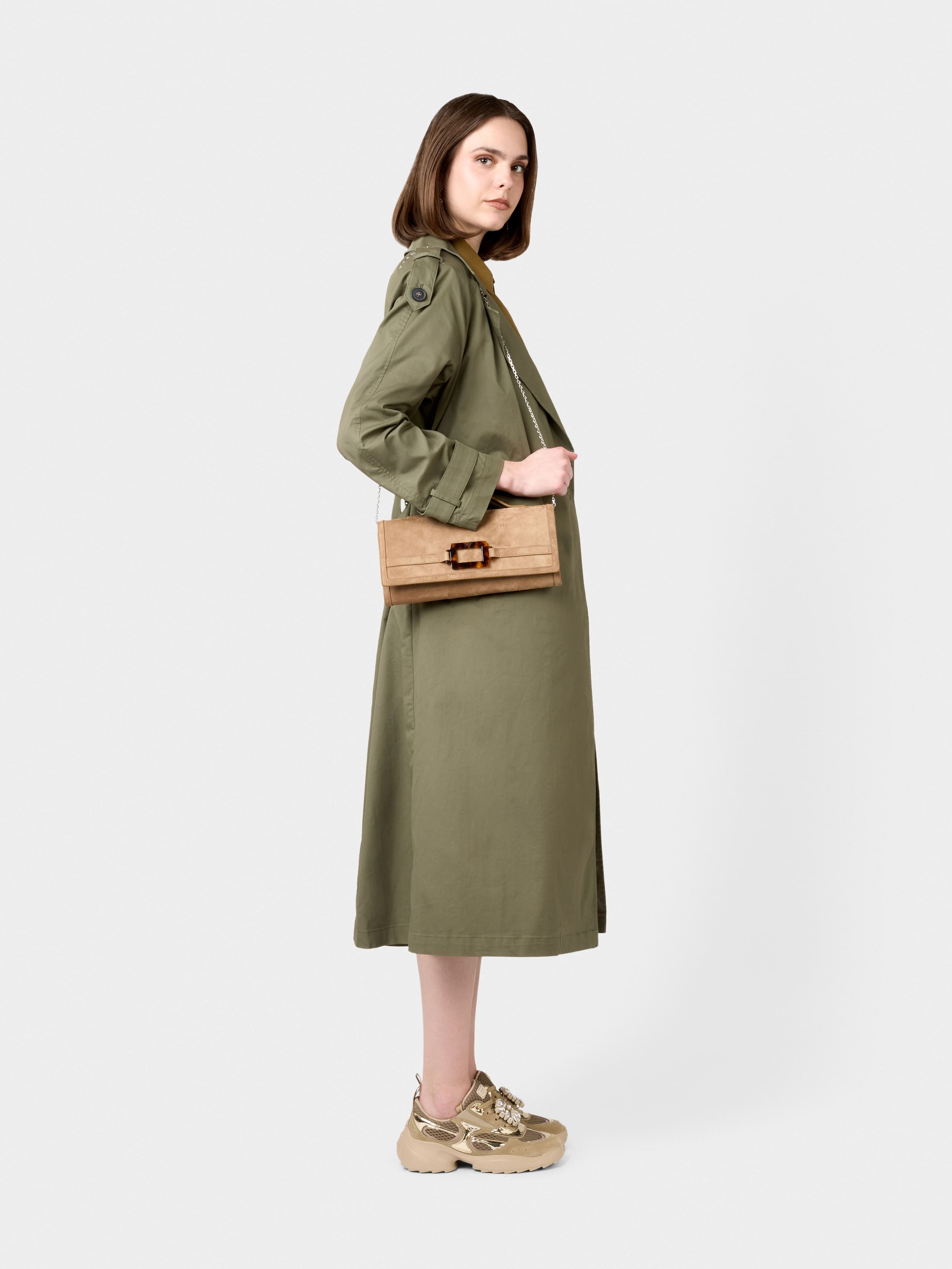 Viv' on the Run Sneakers in suede and fabric - 8