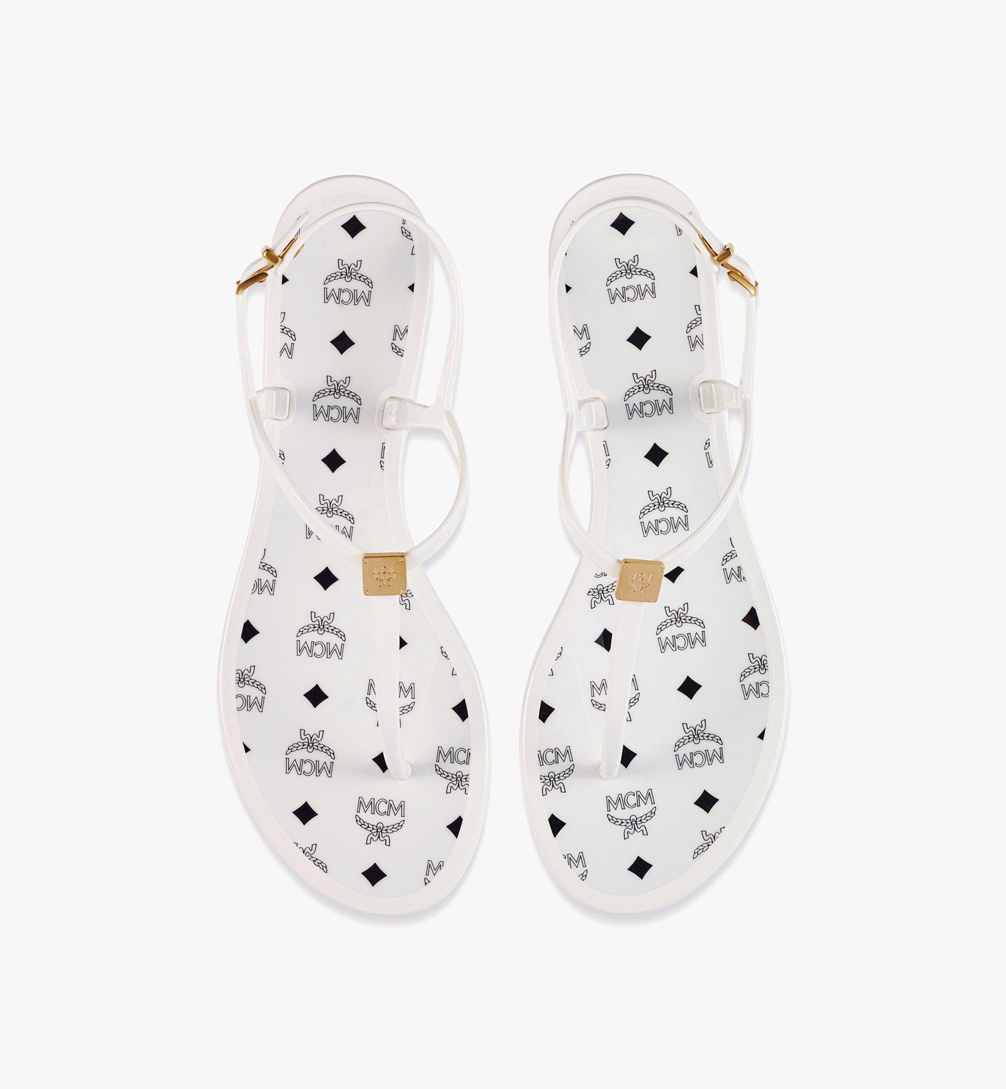 Monogram Jelly Sandals - 5