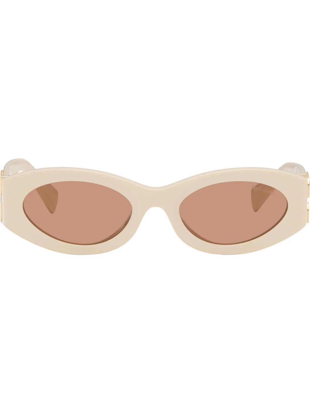 Off-White Retro Oval Sunglasses - 1