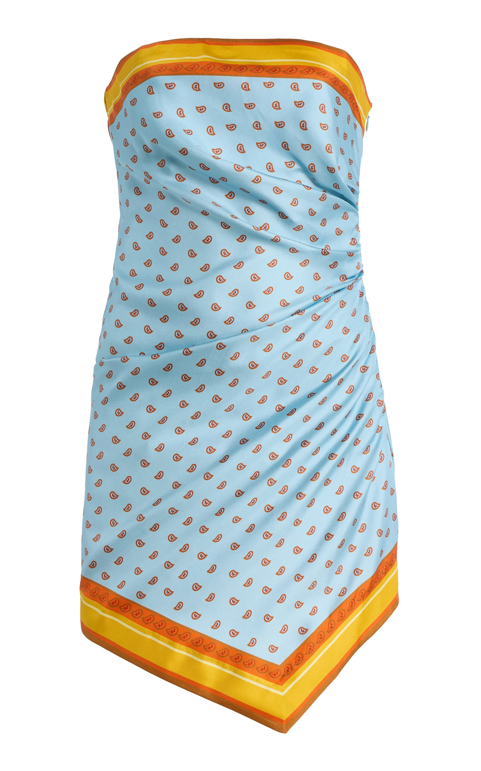 Exclusive La Isla Bandana-Print Silk-Twill Scarf Mini Dress multi - 1