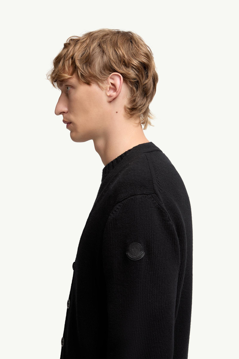 V-Neck Wool Cardigan 3