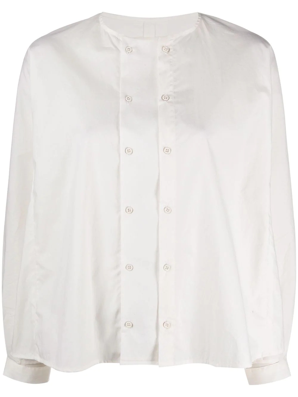 Chef collarless cotton shirt - 1