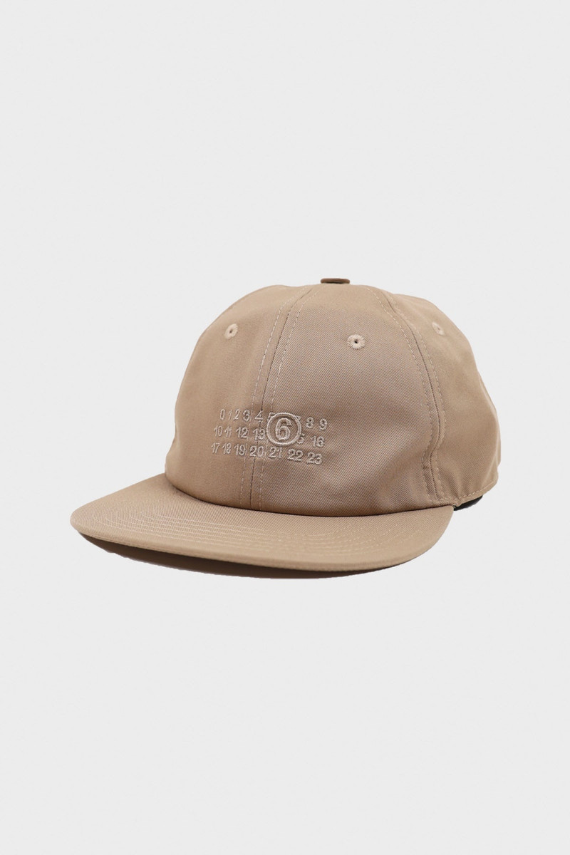 Numbers Cap - Tan - 1