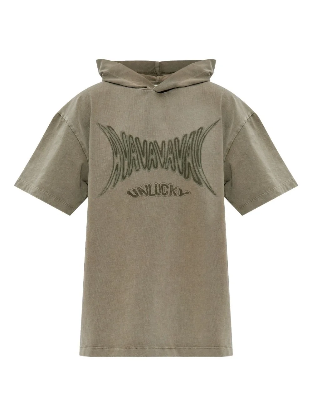 logo-print hoodie - 1