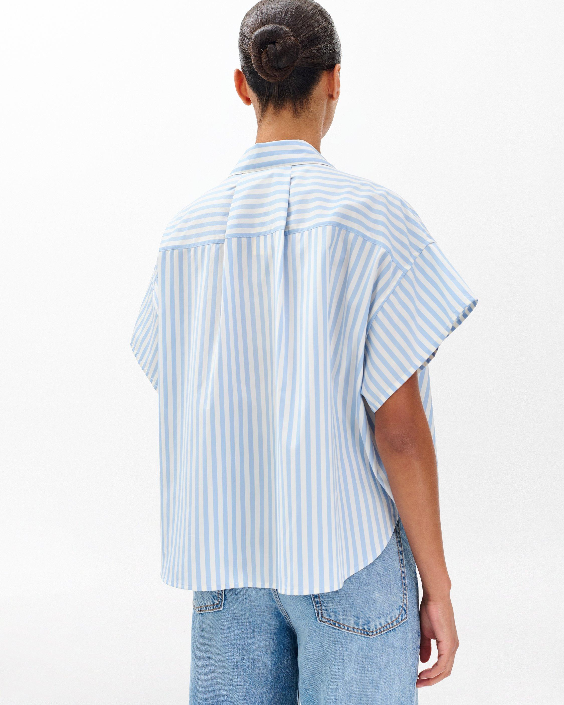 Martha Striped Short-Sleeve Shirt - 5
