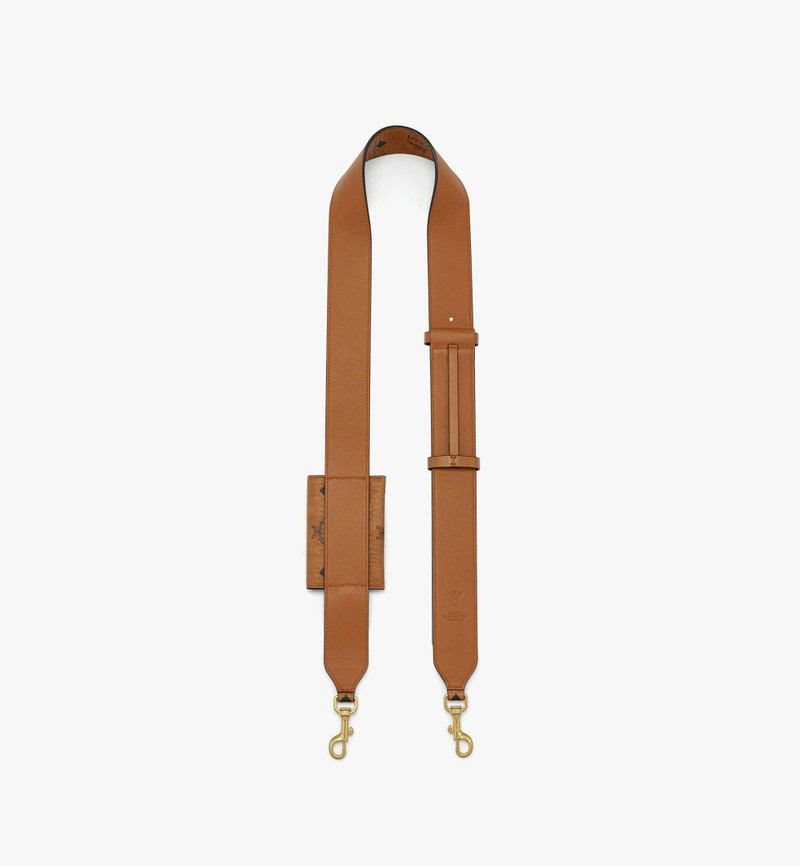 MCM Aren Shoulder Strap with Pouch in Visetos outlook