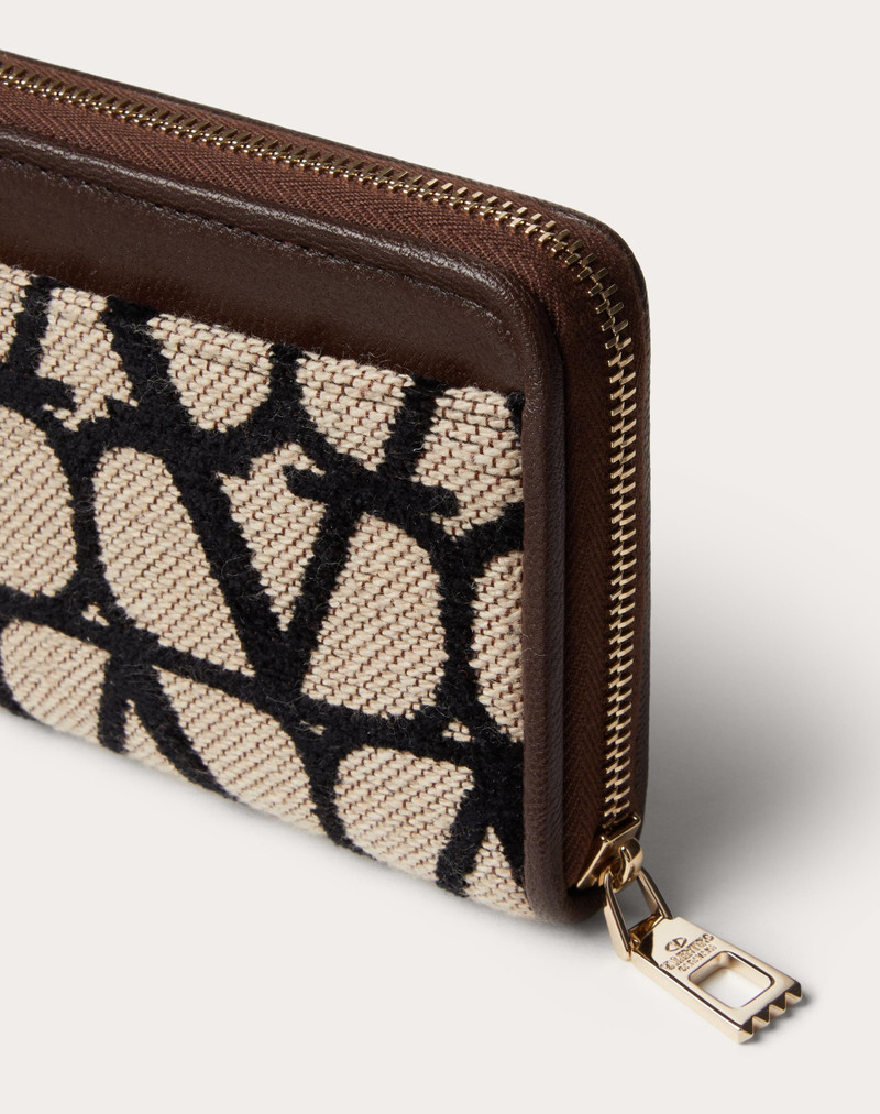Valentino TOILE ICONOGRAPHE ZIPPER CARDHOLDER outlook