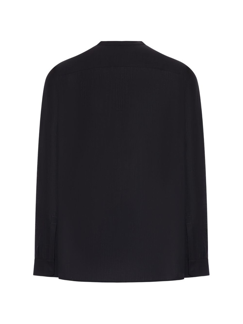 Rick Owens collarless shirt outlook