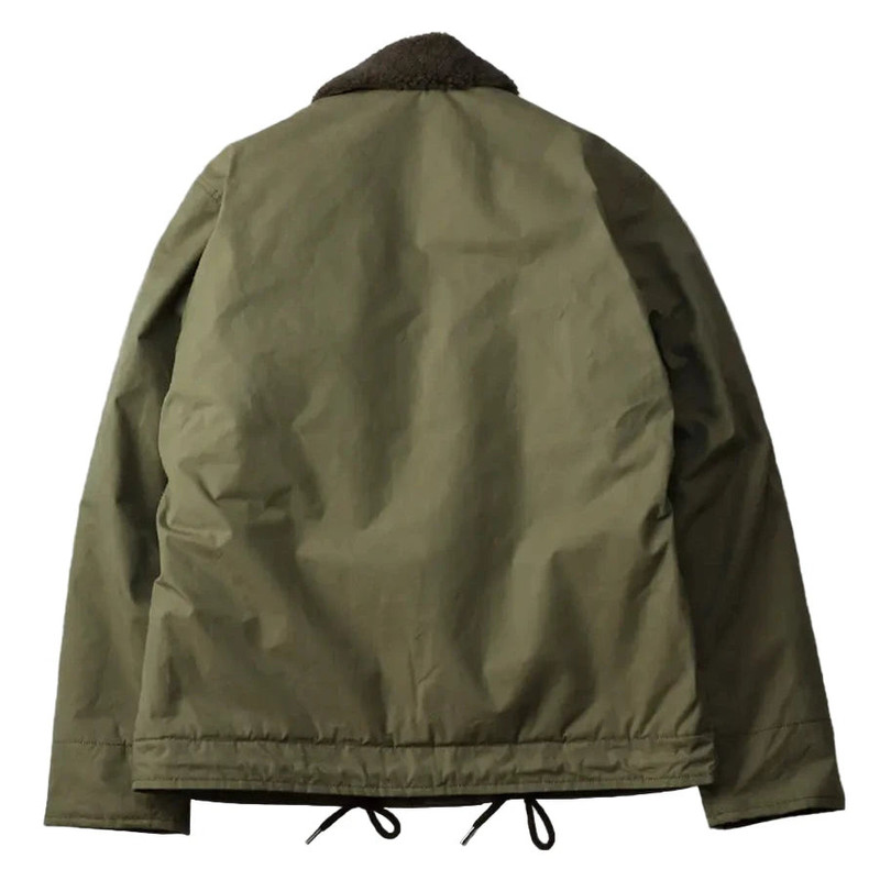 THE FLAT HEAD FN-OJ-C015A Boa Jacket Olive outlook