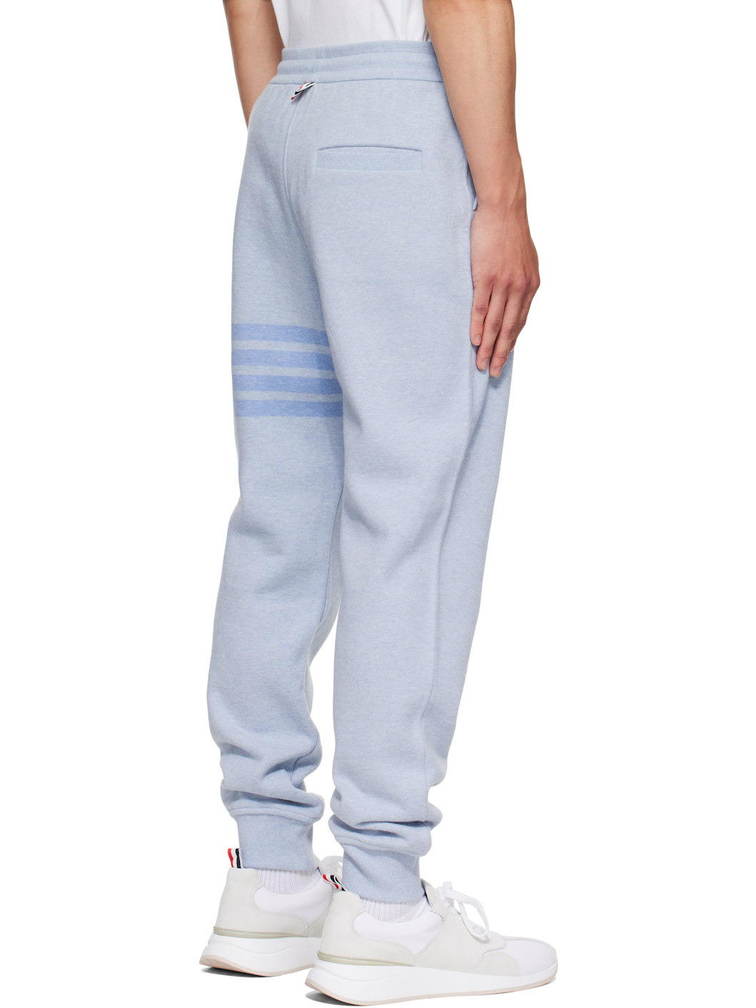 Blue Classic Loopback 4-Bar Sweatpants - 3