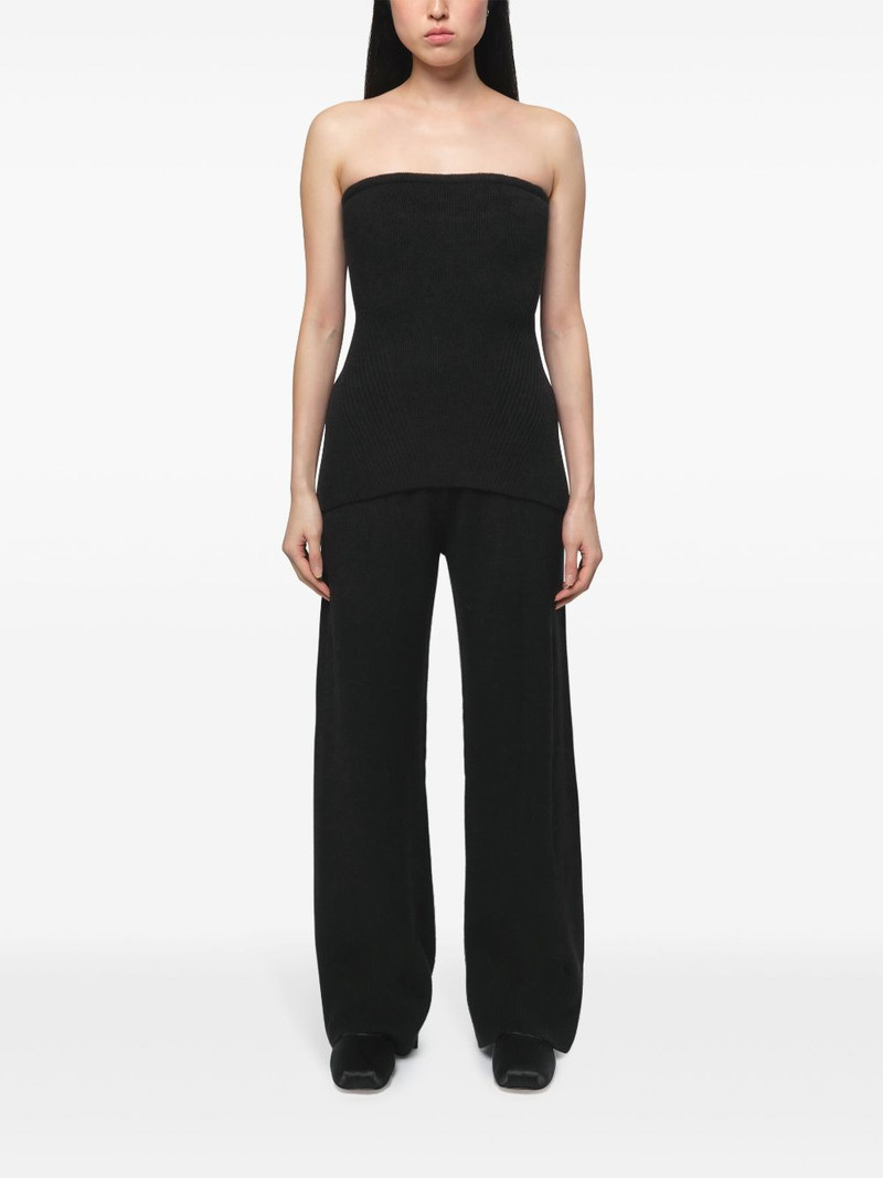 APPARIS ribbed-knit bandeau top outlook