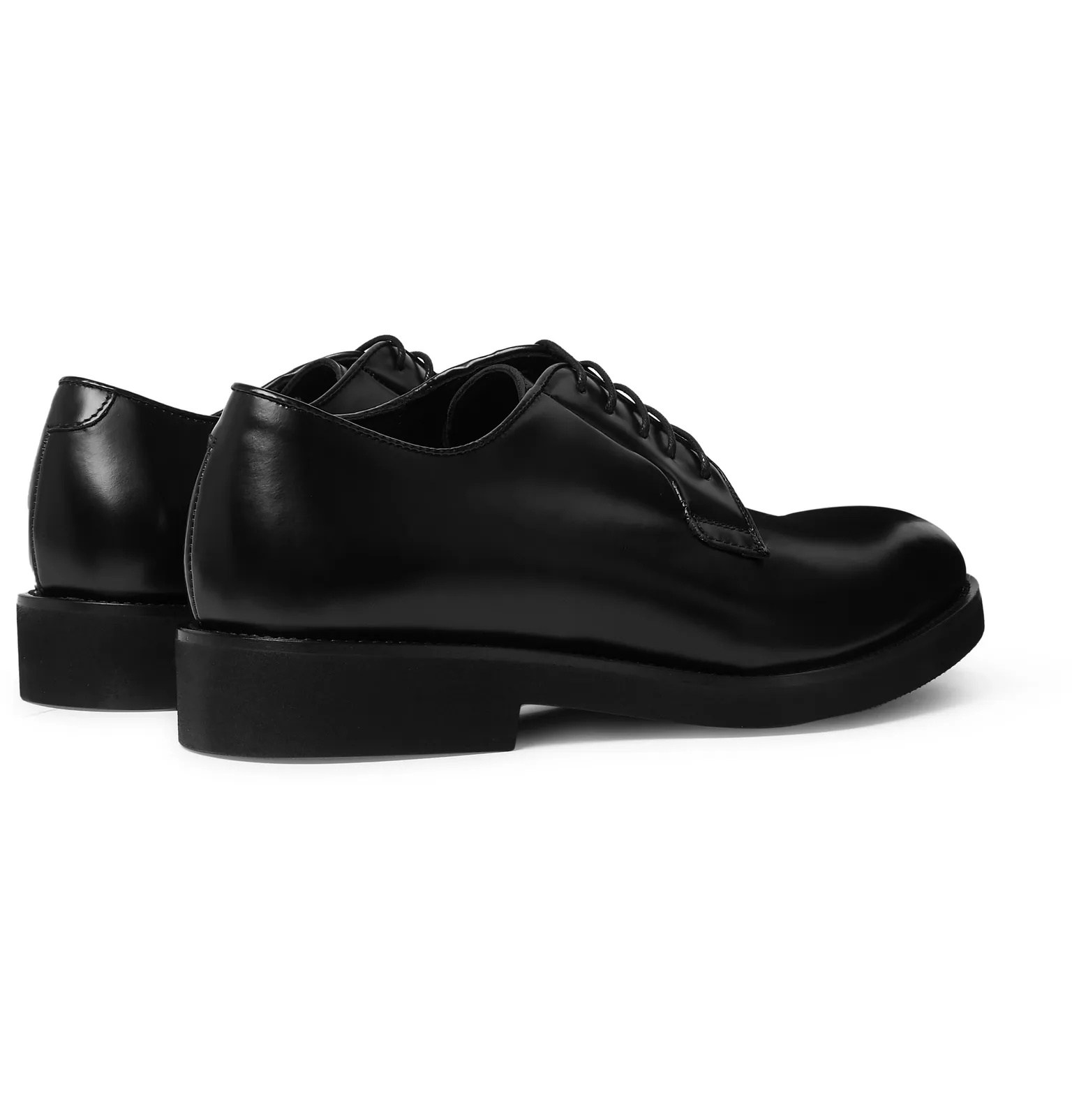 Ludlow Polished-Leather Derby Shoes - 10