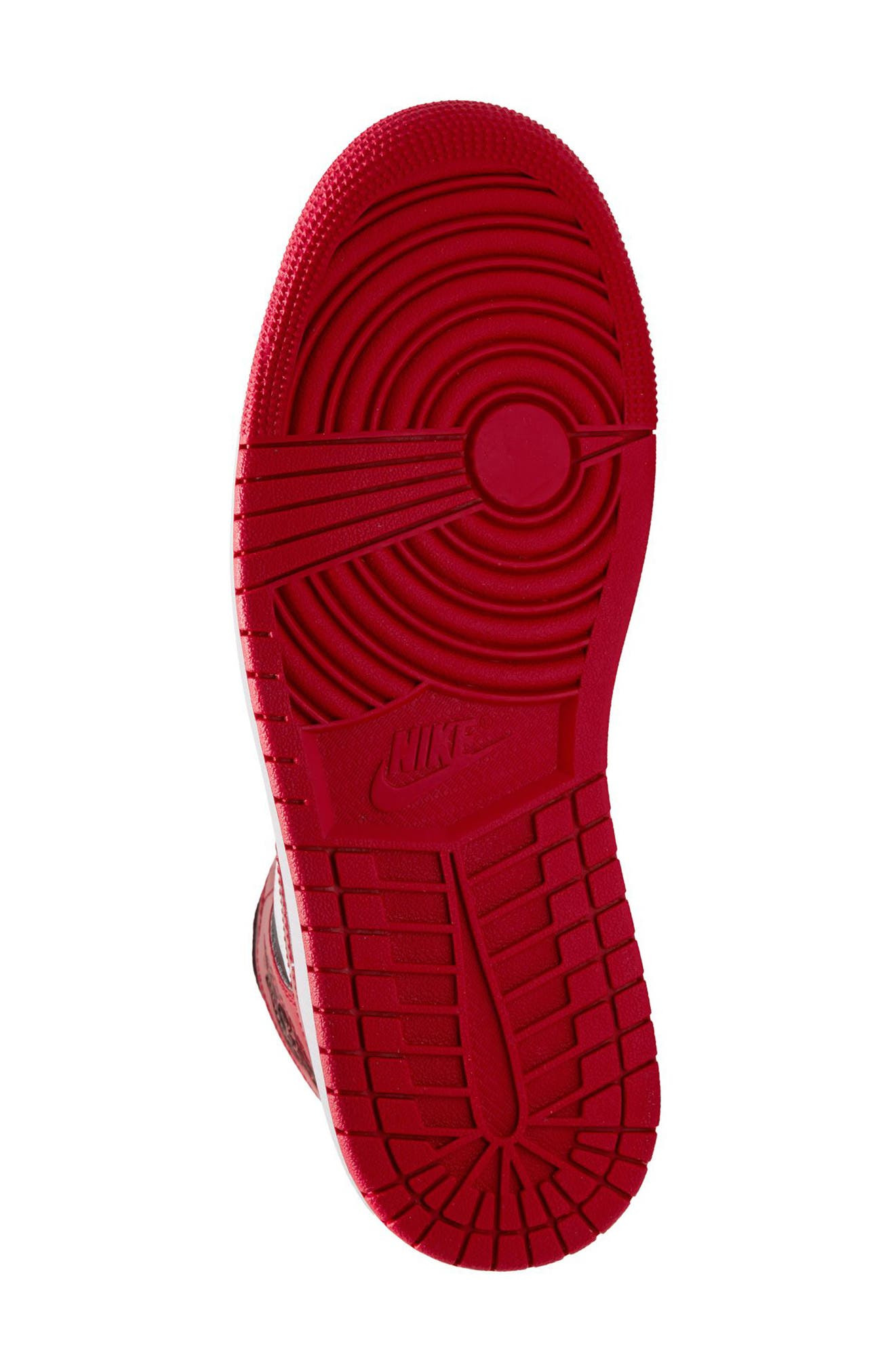 Air Jordan 1 Mid SE Sneaker in Black/Varsity Red at Nordstrom - 4