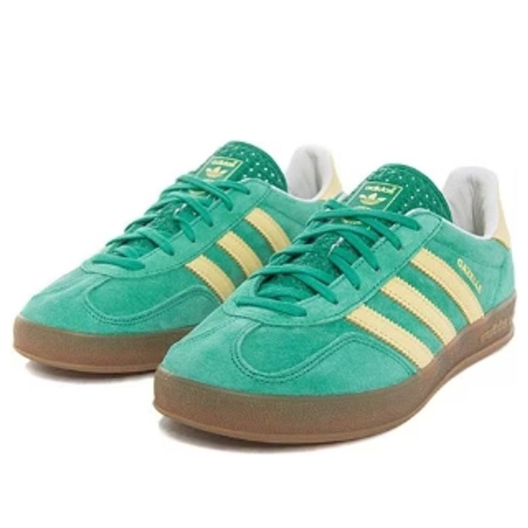 adidas Original Gazelle Indoor 'Green Yellow Tan' IH7500 - 2