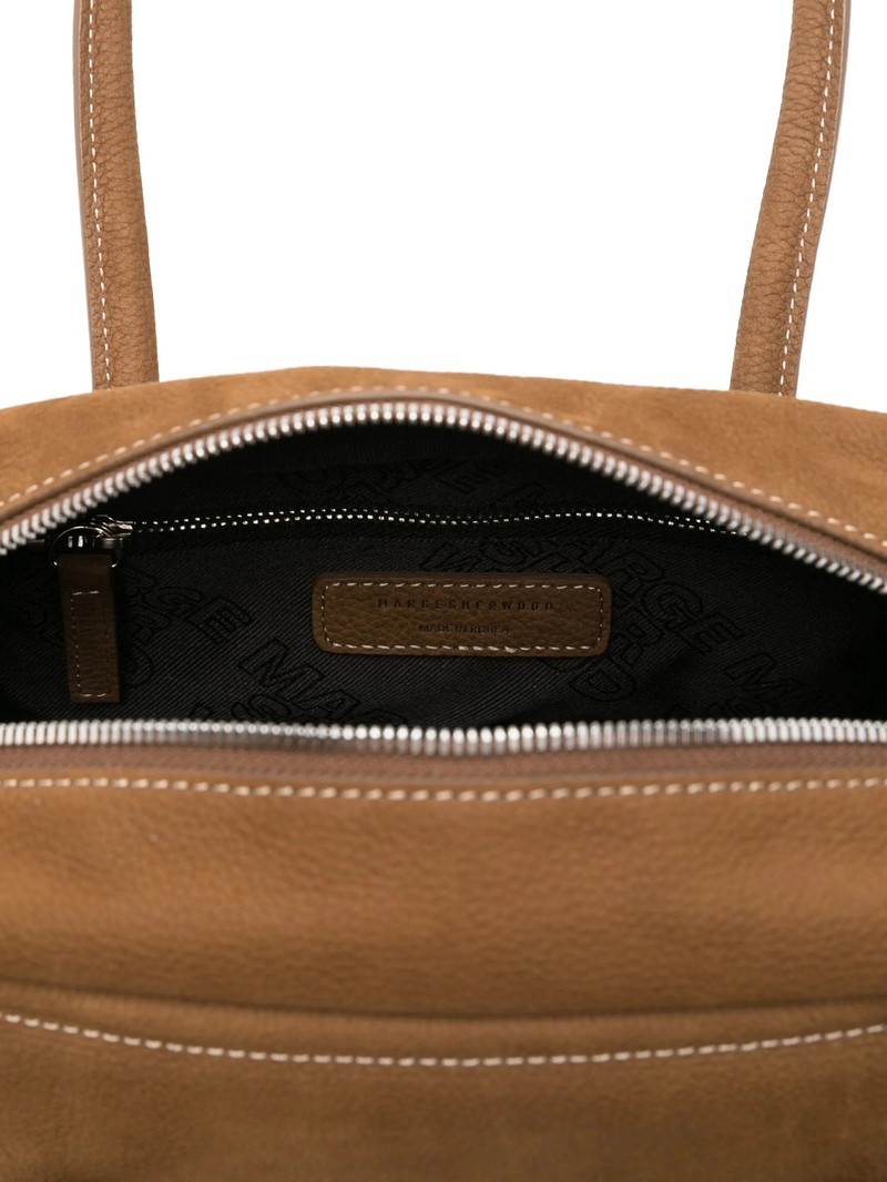 MARGESHERWOOD Margesherwood Logo-embossed Calfskin Tote Bag outlook