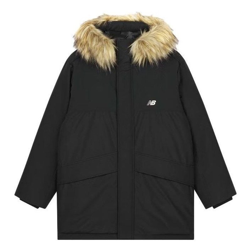 New Balance Warm Long Parka Jacket 'Black' AMJ33330-BK - 1