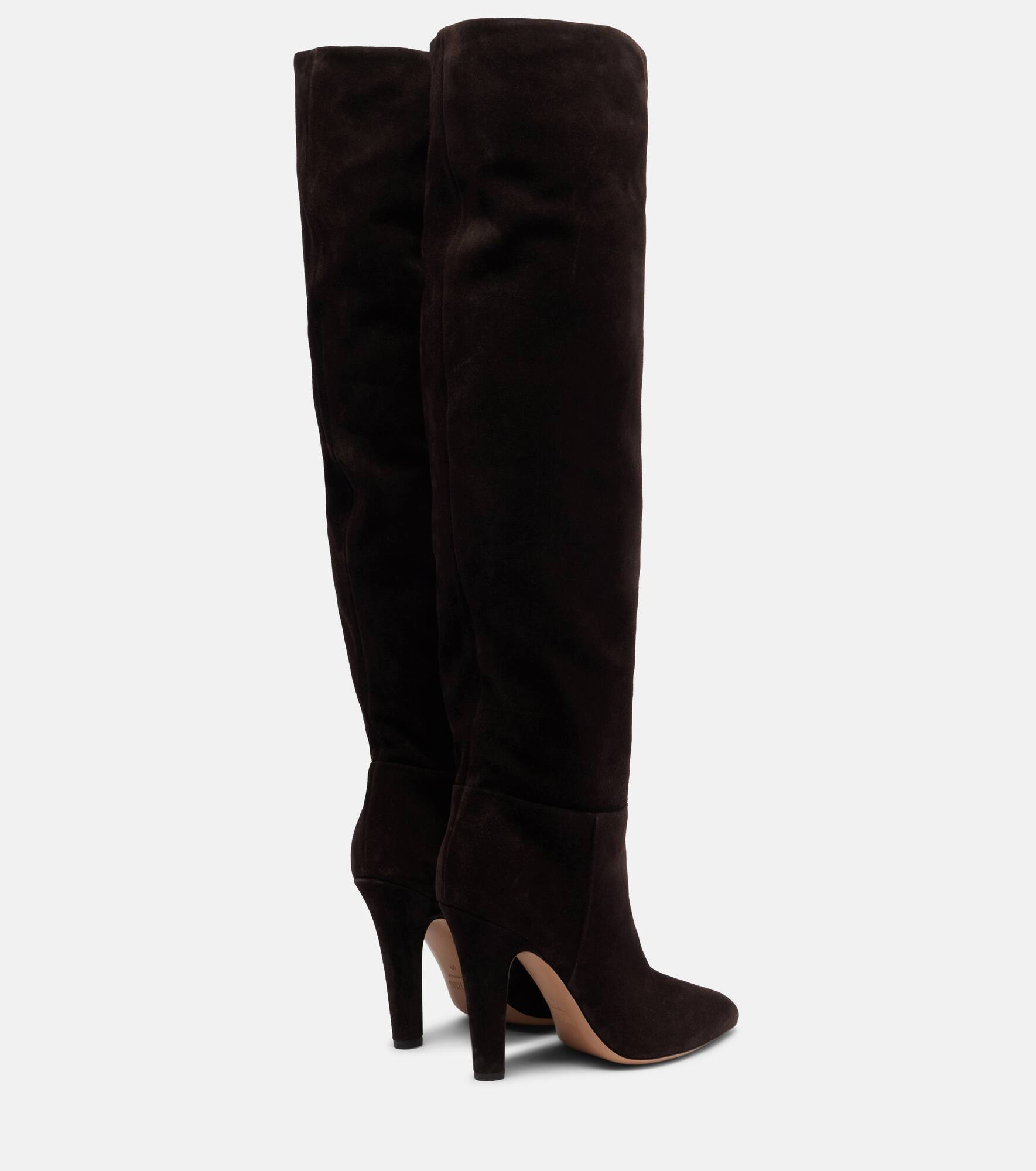 Elsa 100 suede over-the-knee boots - 2