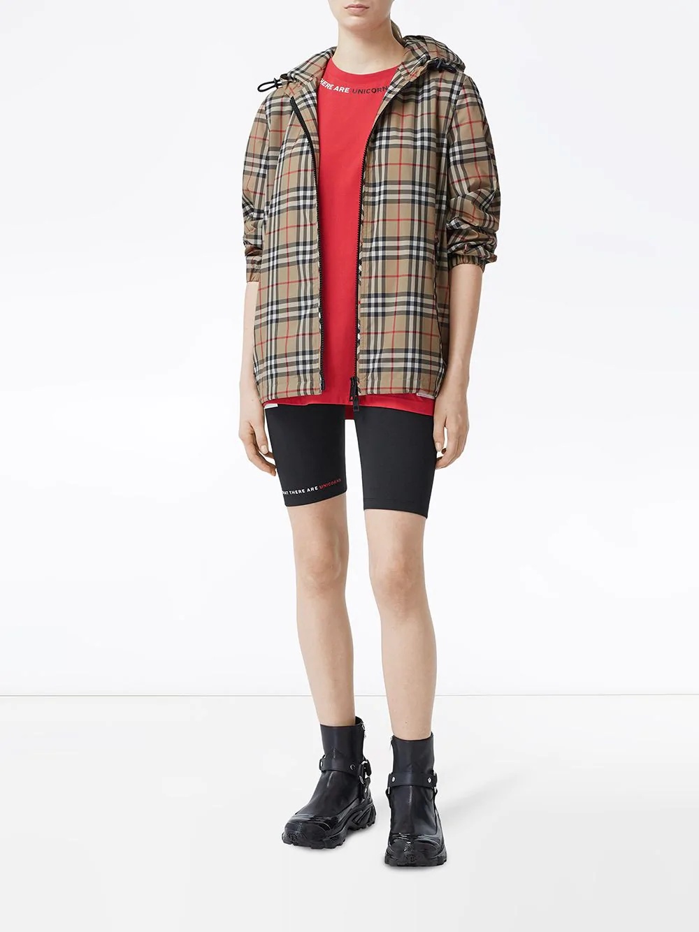 Vintage Check hooded jacket - 2