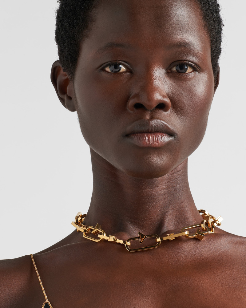Prada Metal necklace outlook