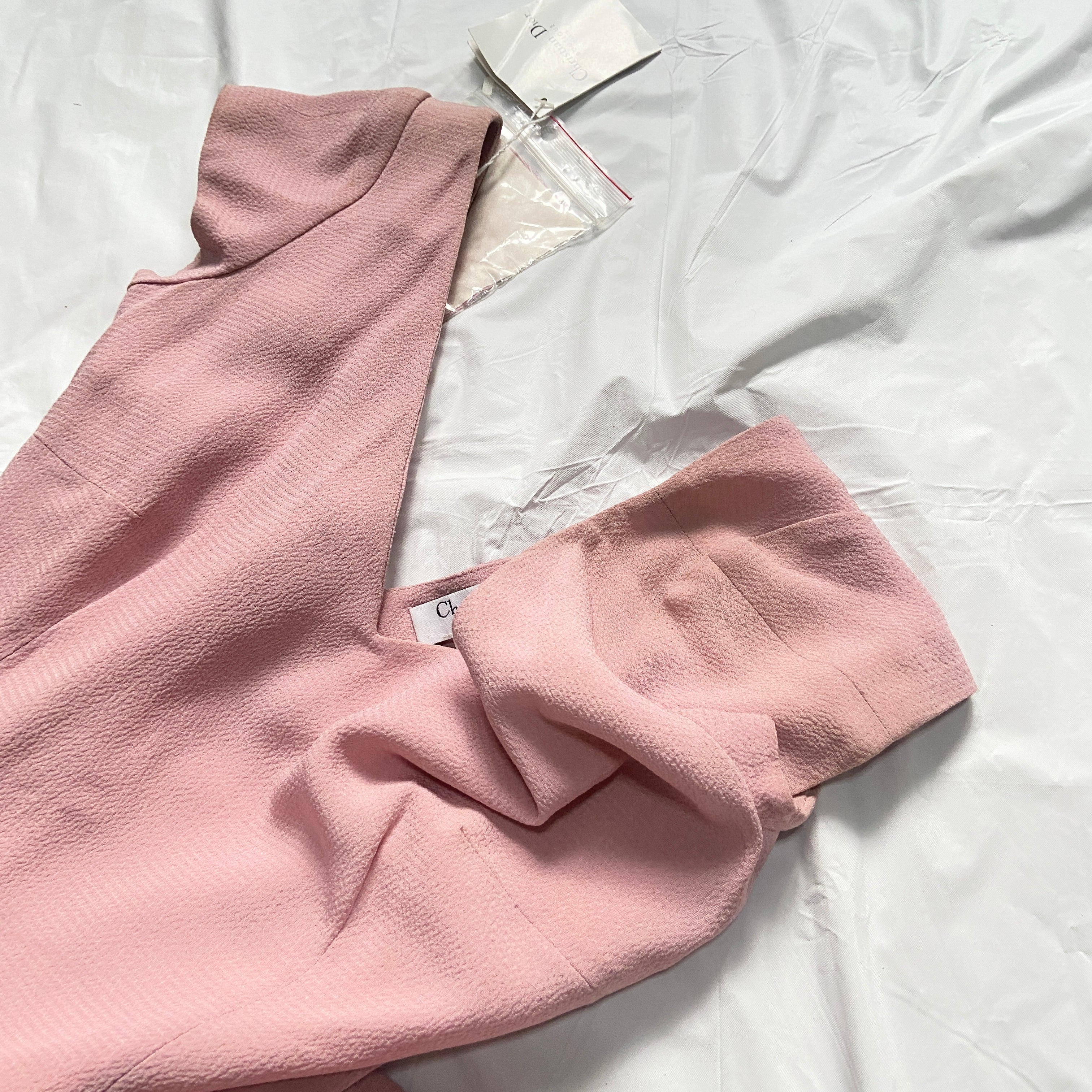 Christian dior Galliano ss99 plunging back pop pink dress - 9