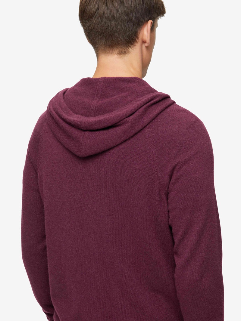 Men's Hoodie Finley Cashmere Bordeaux - 7