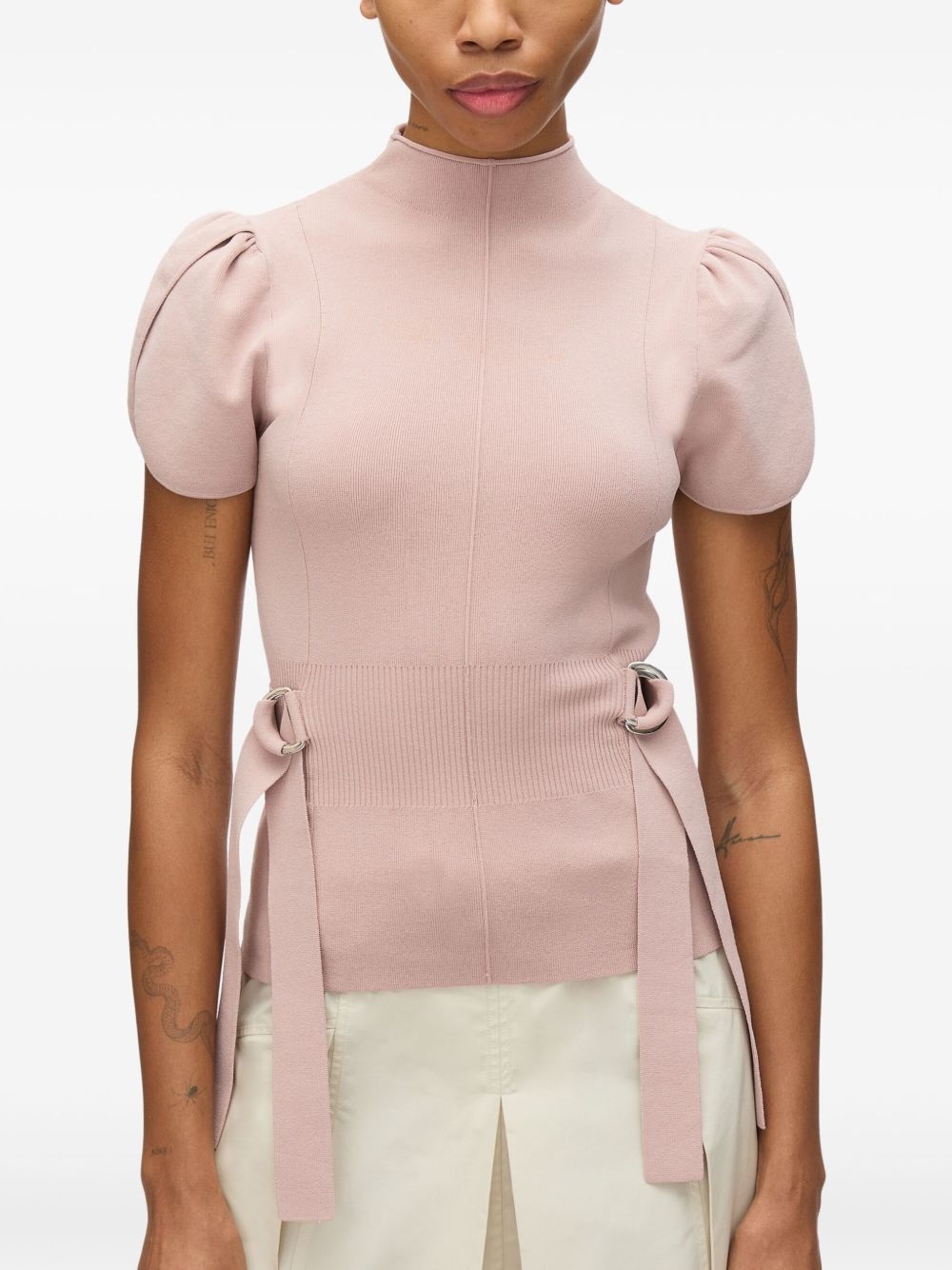 mock-neck top - 5