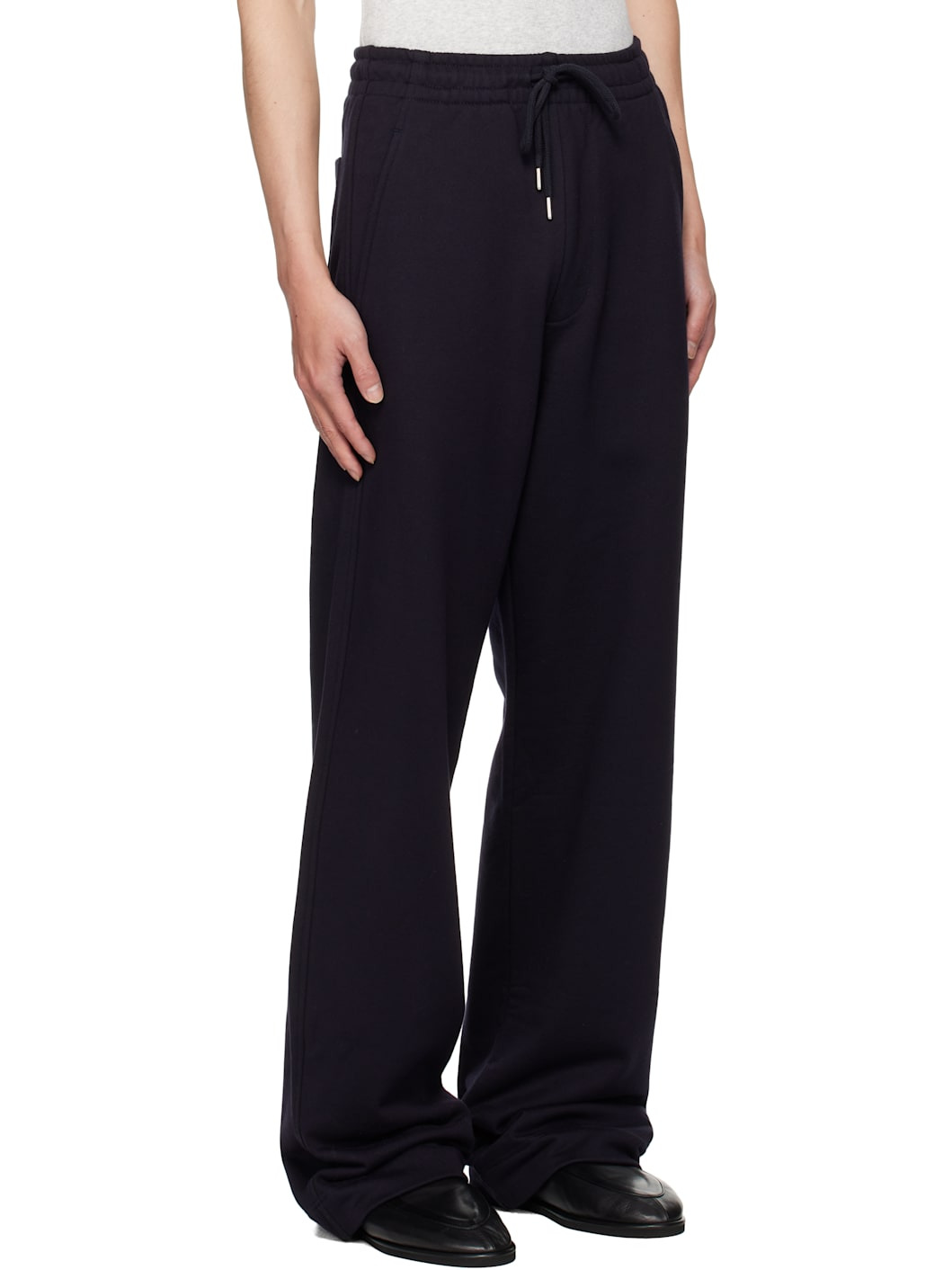 Navy Drawstring Sweatpants - 2