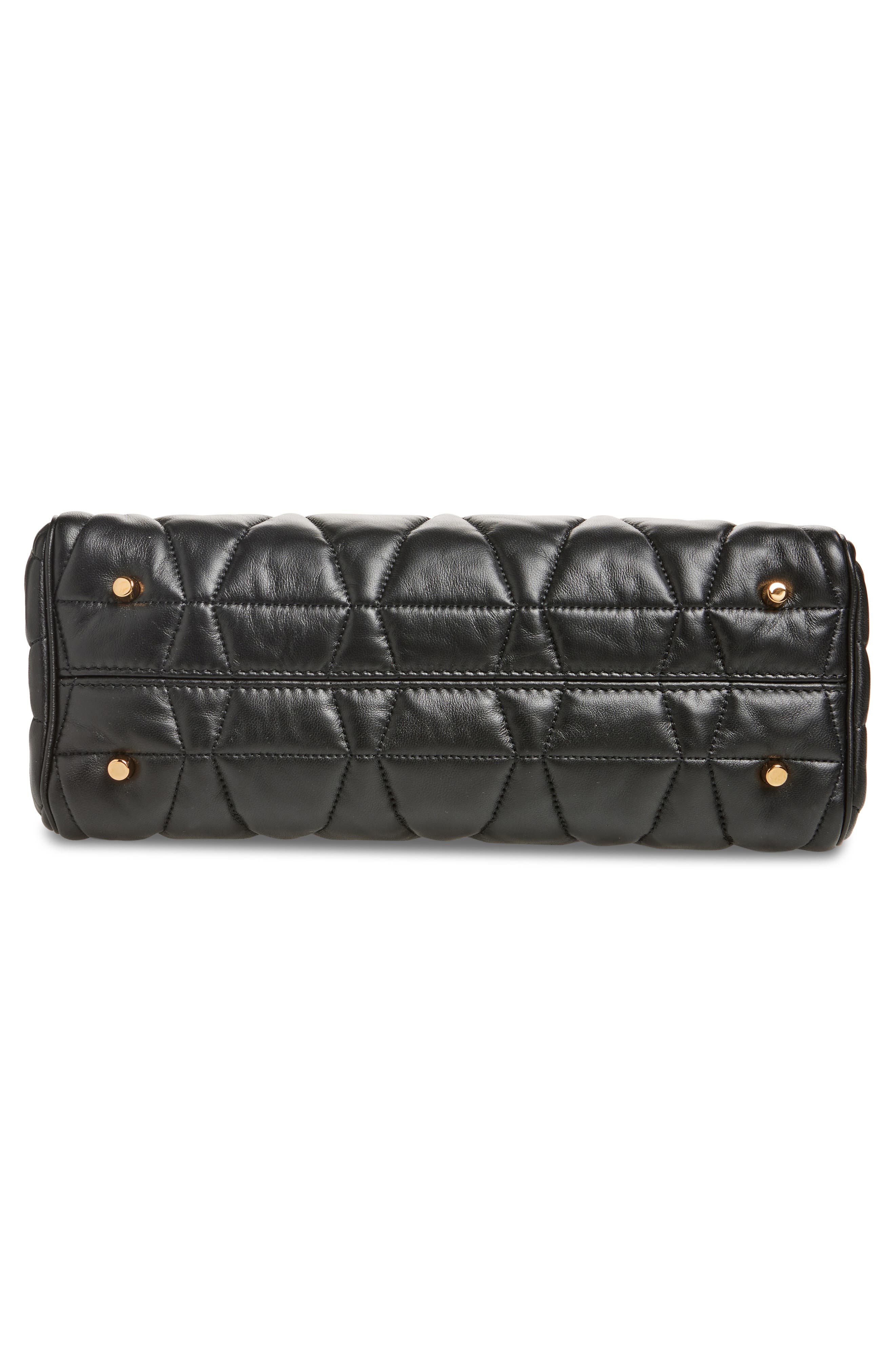 Versace Medium Medusa '95 Quilted Leather Tote in Black Versace Gold at Nordstrom - 7