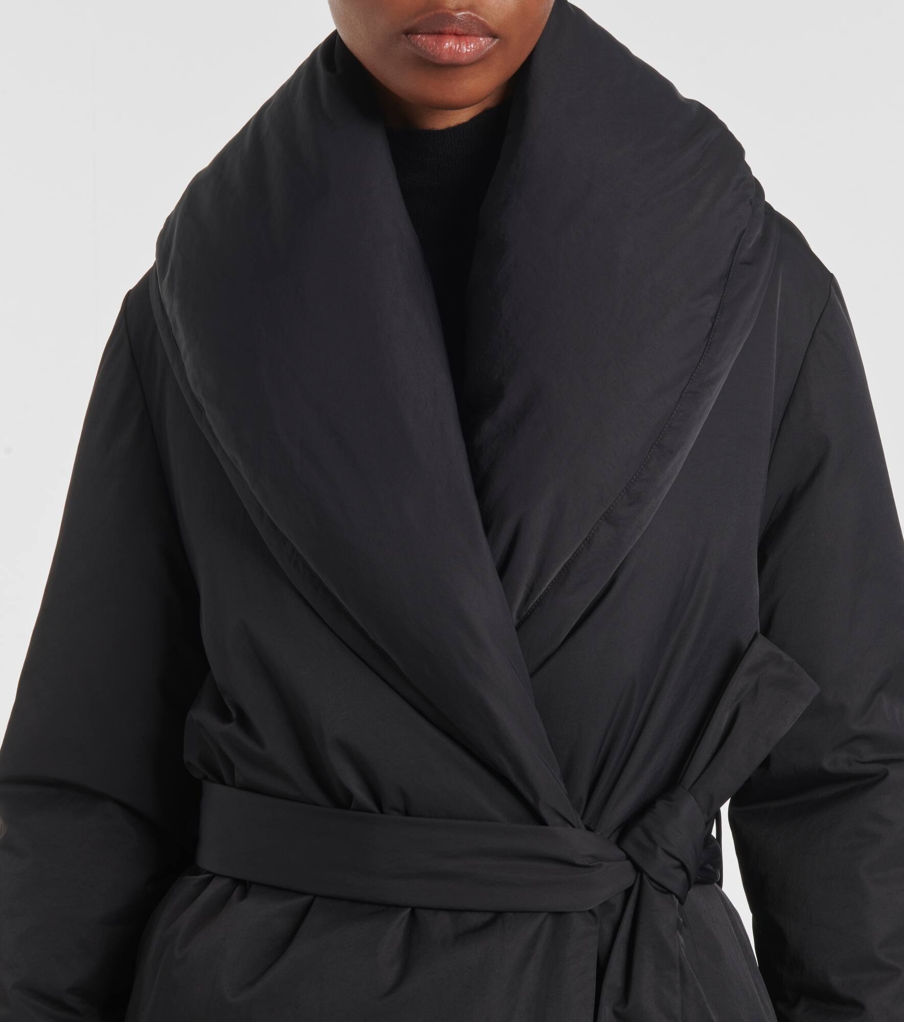 Belted puffer coat - 4