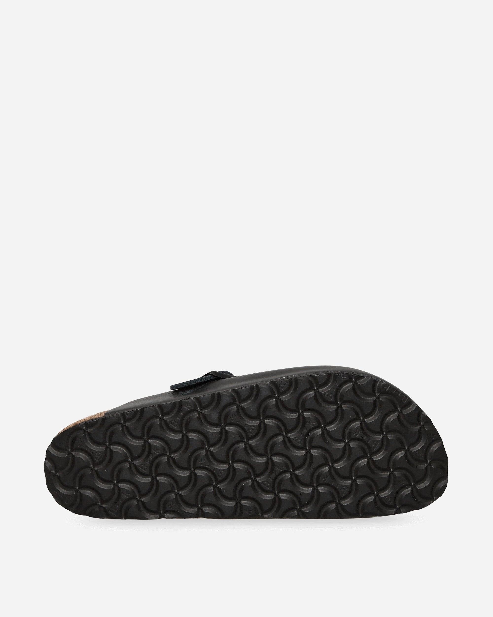 Boston Natural Leather Sandals Black - 5
