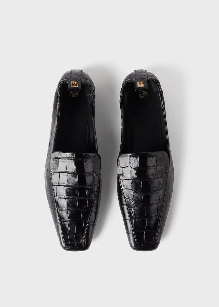 The Travel Loafer black croco - 3
