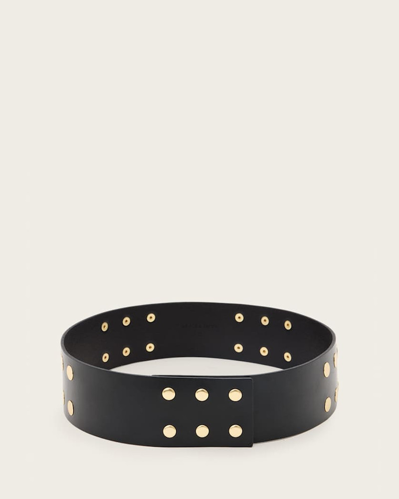 RIO STUDDED LEATHER WAIST BELT 1