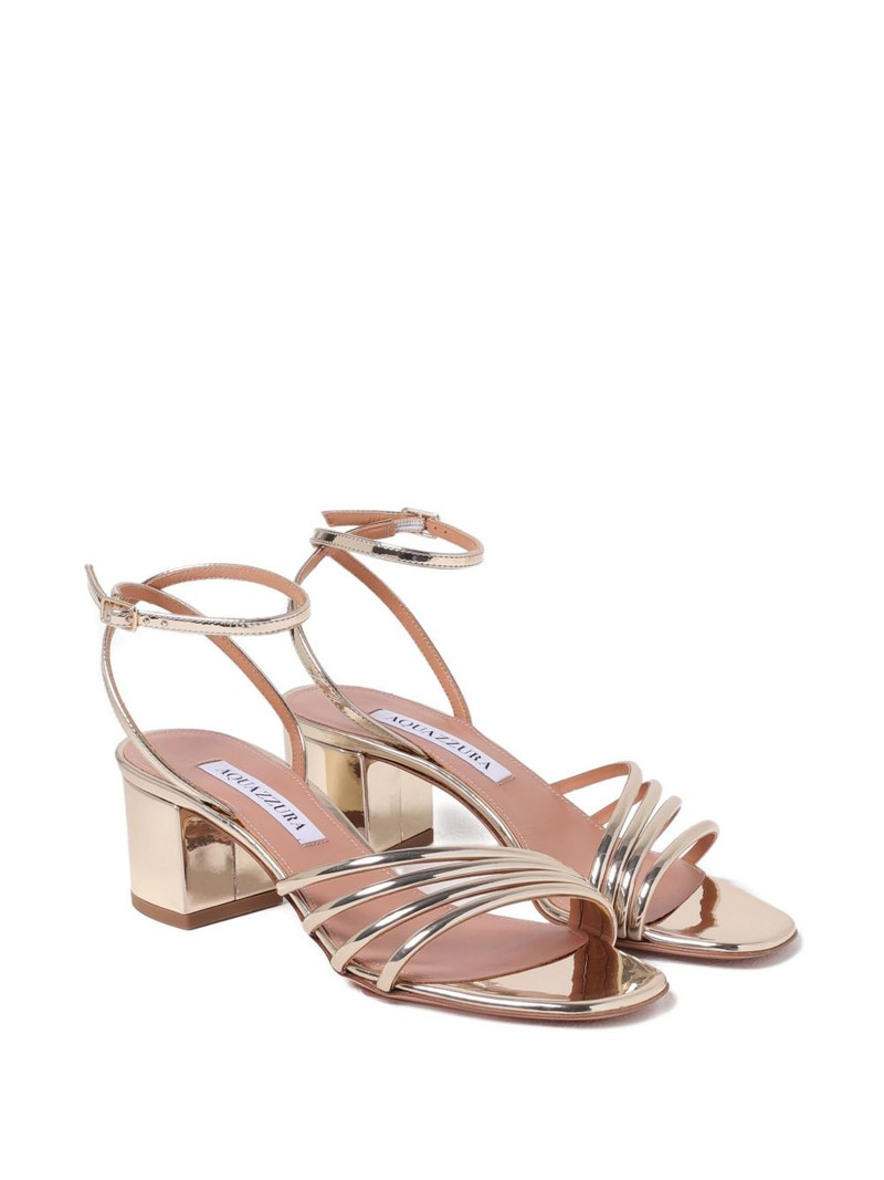 AQUAZZURA 50mm Latour block-heel sandals outlook