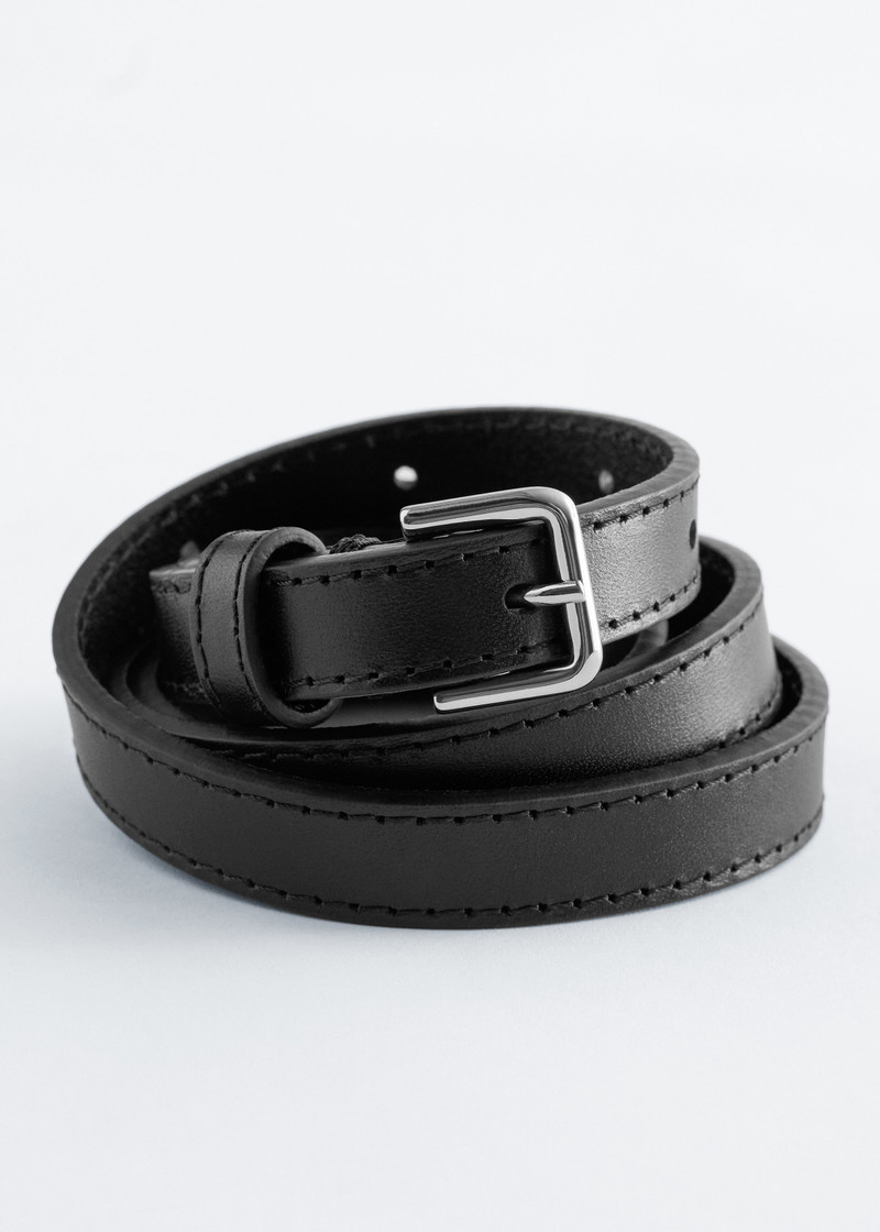 Slim Leather Belt 3