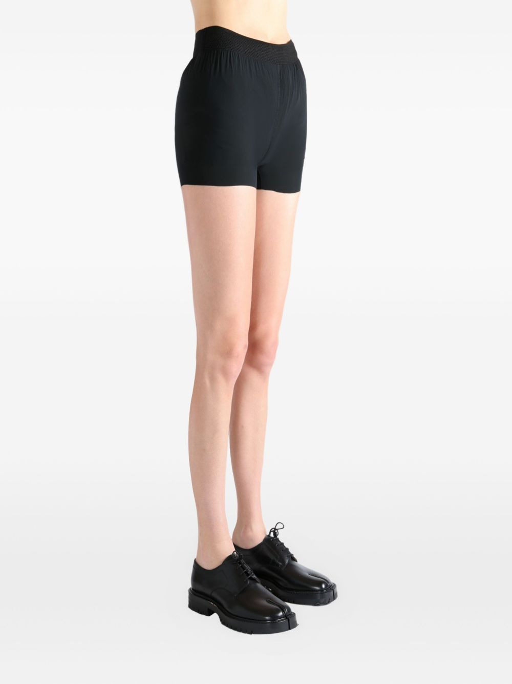elasticated-waistband shorts - 3