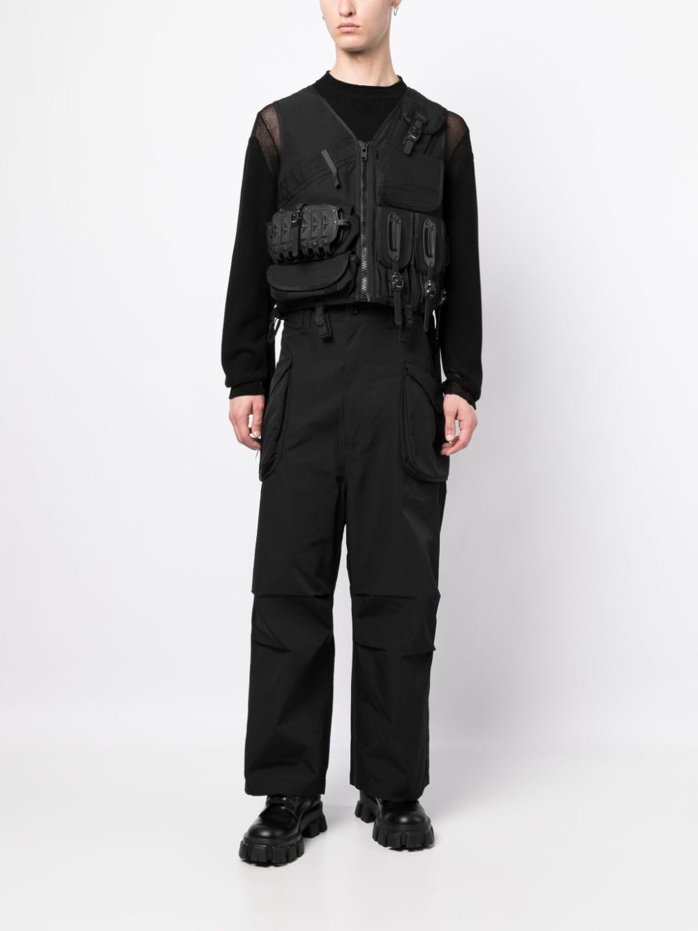 V-neck zipped gilet - 2