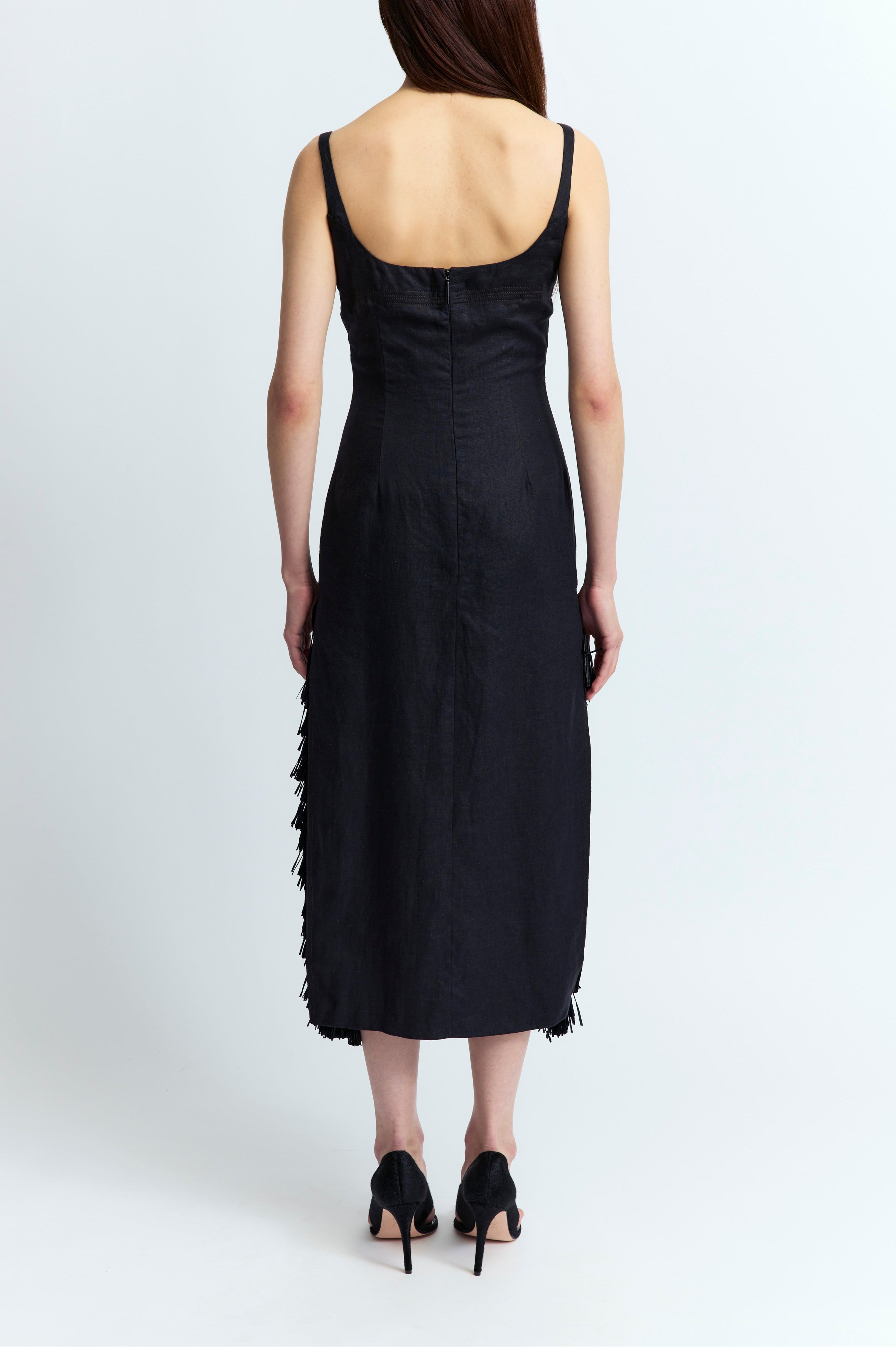 SANTINA DRESS IN LINEN - 4
