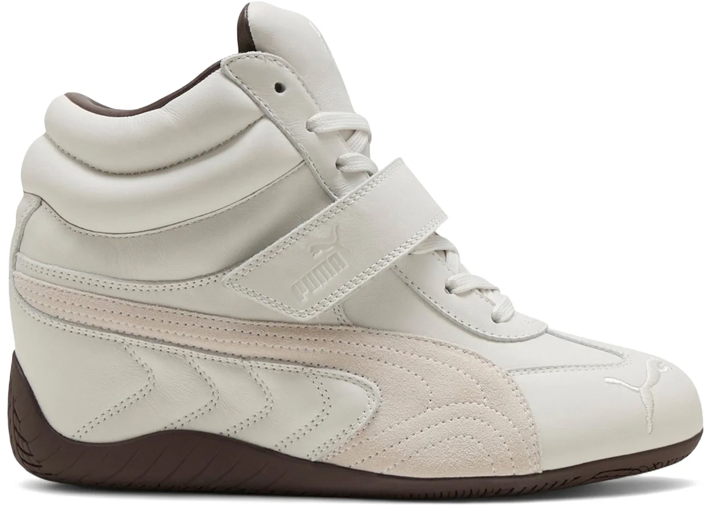 Puma Speedcat Wedge White Brown (Women's) - 1