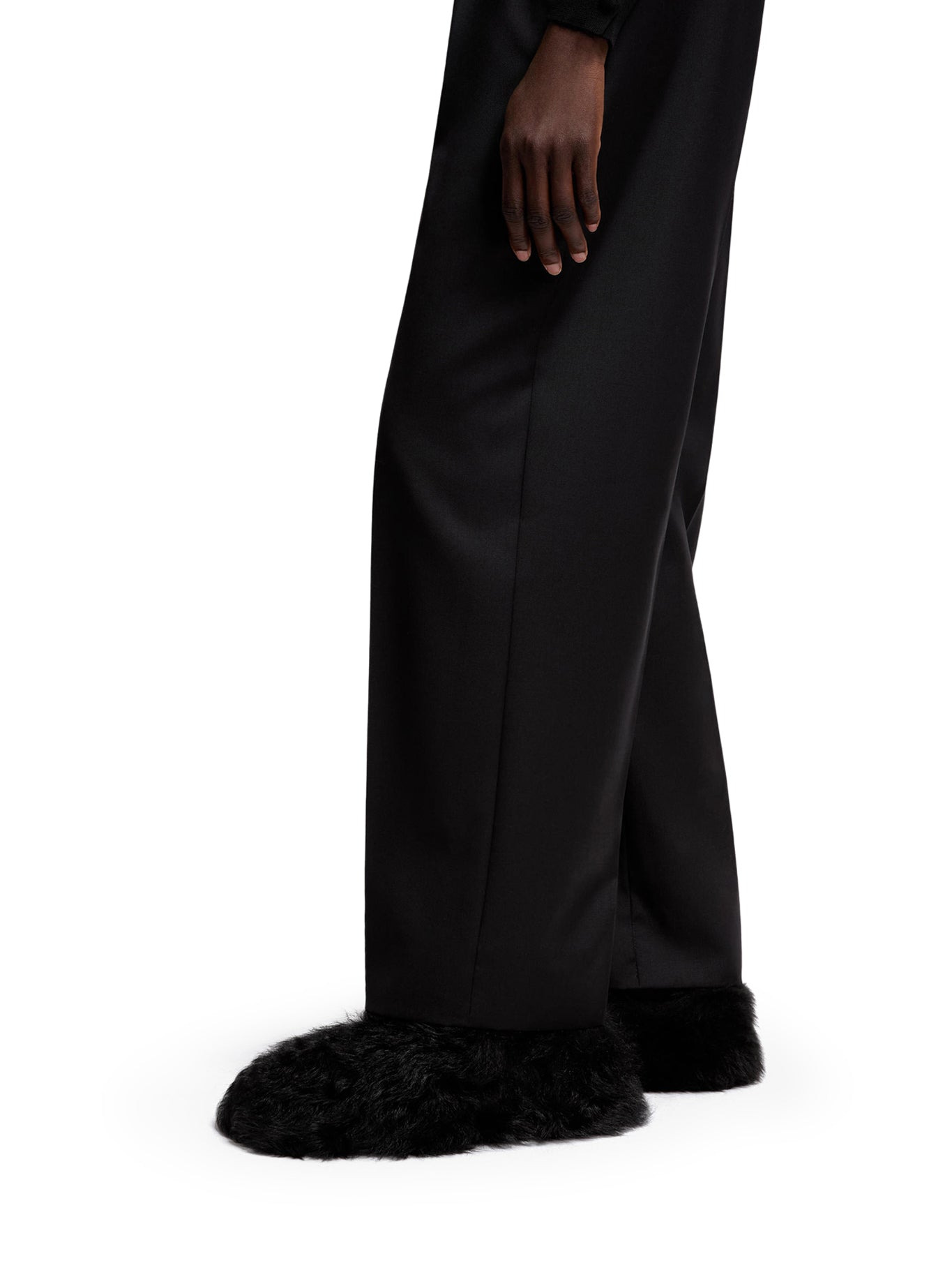 TAILORED WOOL GABARDINE TROUSERS - 5