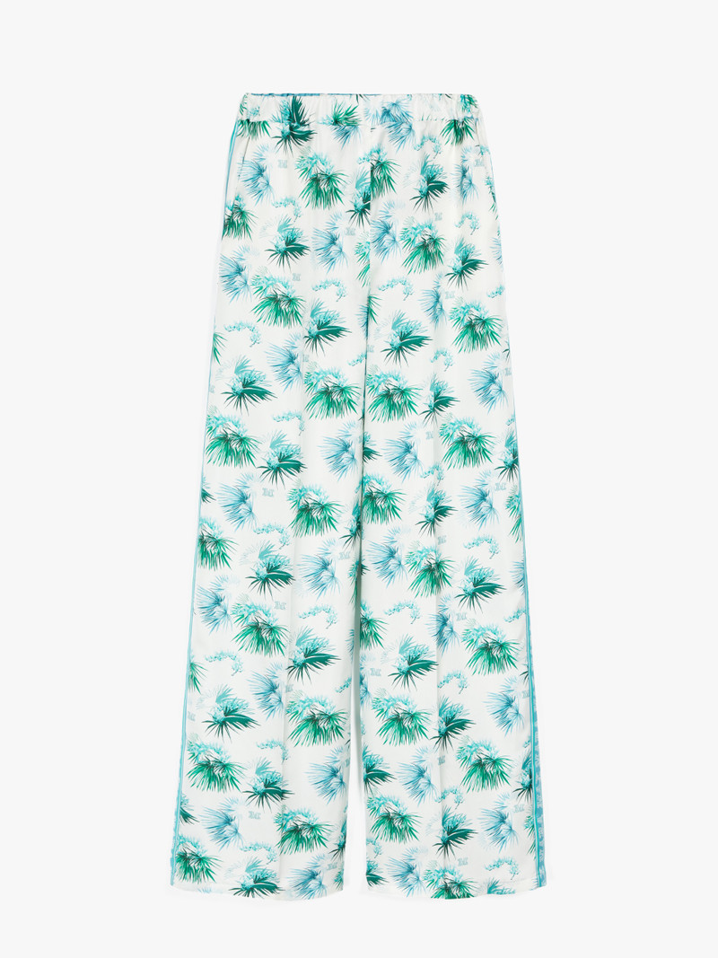 UMILE Printed silk trousers - 1