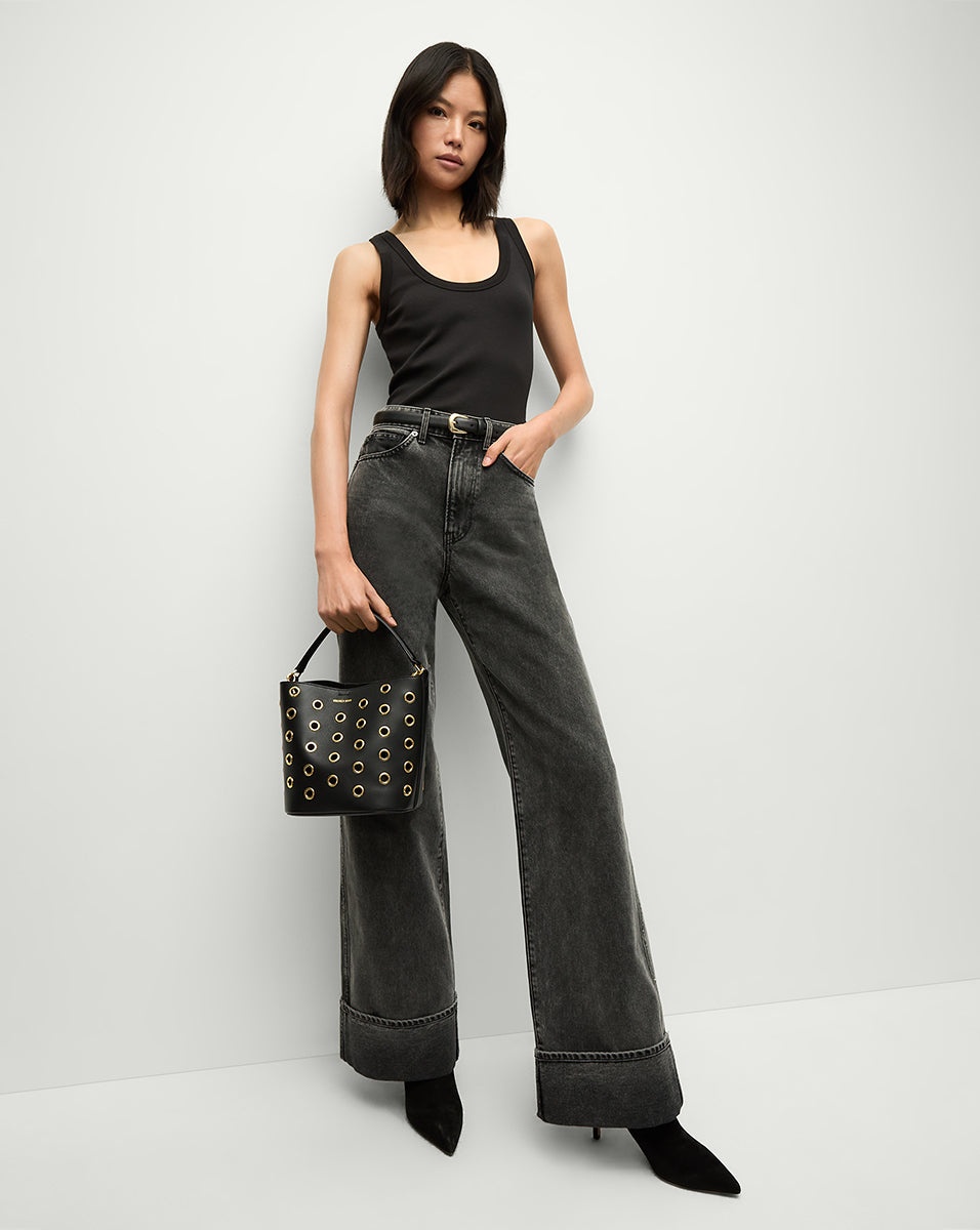 TAYLOR CUFFED WIDE-LEG JEAN - 2