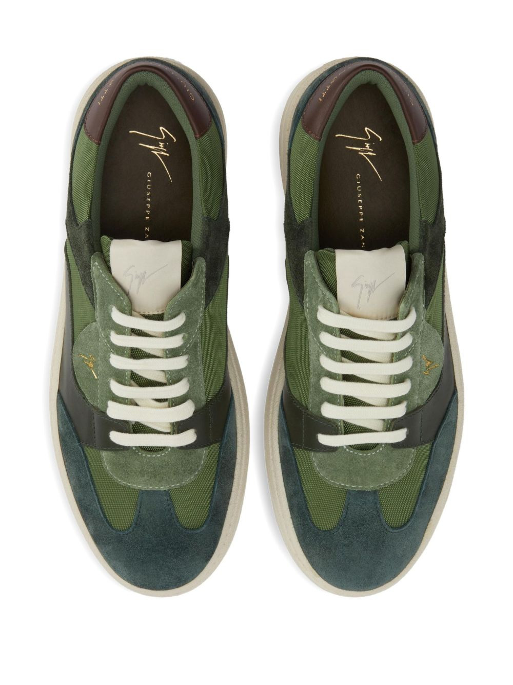 GZ94 panelled low-top sneakers - 3
