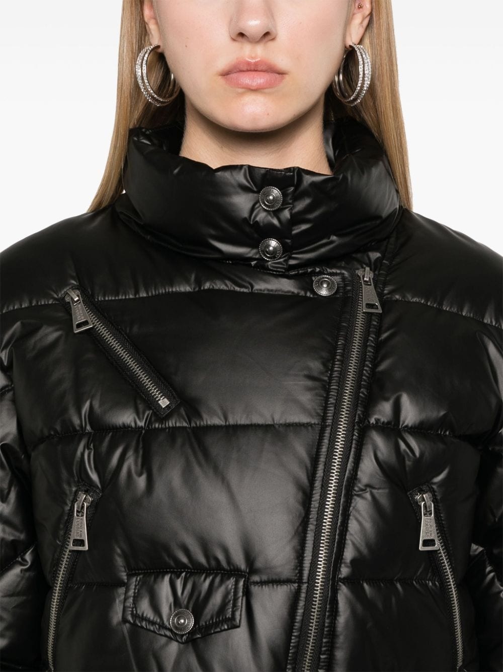 Baroque buckle puffer jacket - 5