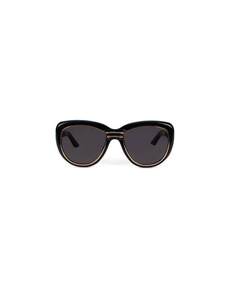 Black & Gold The Wing Sunglasses - 2