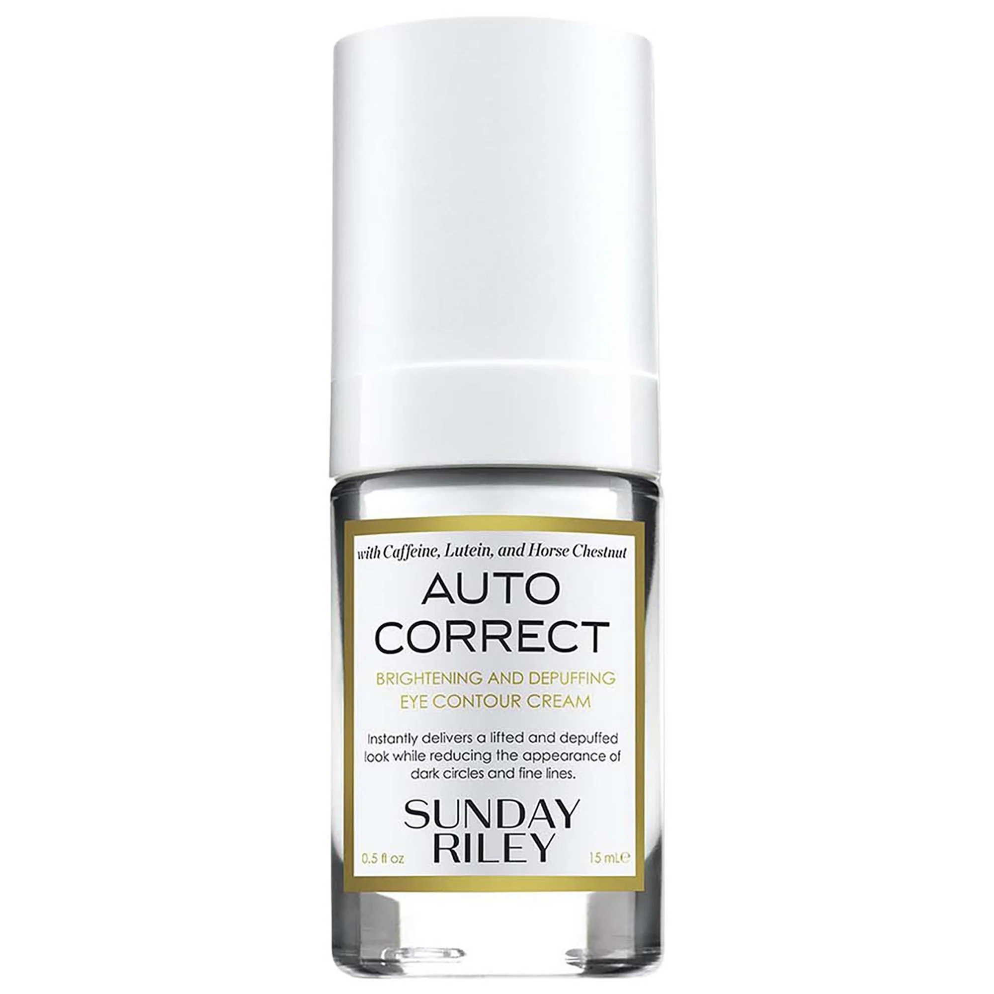 Sunday Riley Auto Correct Brightening and Depuffing Eye Contour Cream 0.5 fl. oz. - 1